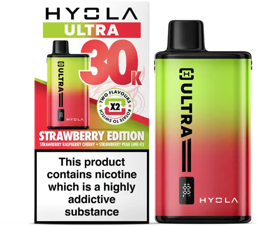 Hyola Ultra 30K Prefilled Vape Kit Strawberry Edition