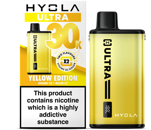 Hyola Ultra 30K Prefilled Vape Kit Yellow Edition