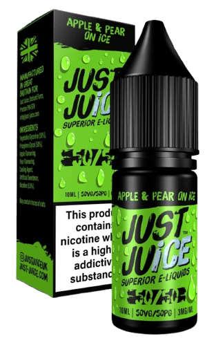 Just Juice 50/50 E-liquids Apple & Pear On Ice 6mg