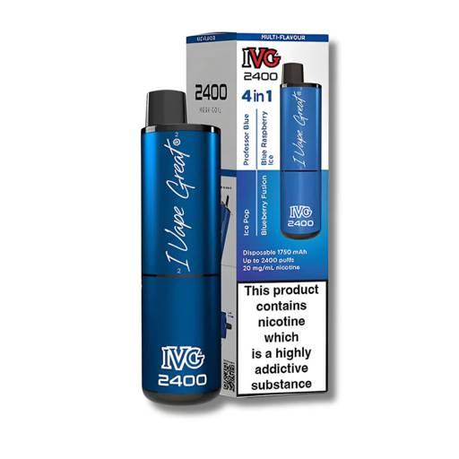 IVG 2400 4 in 1 Disposable Vape Blue Edition