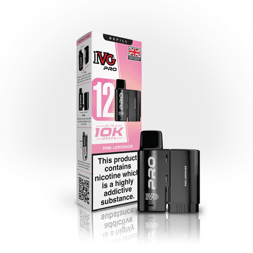 IVG Pro 12 Prefilled Vape Pods Pink Lemonade