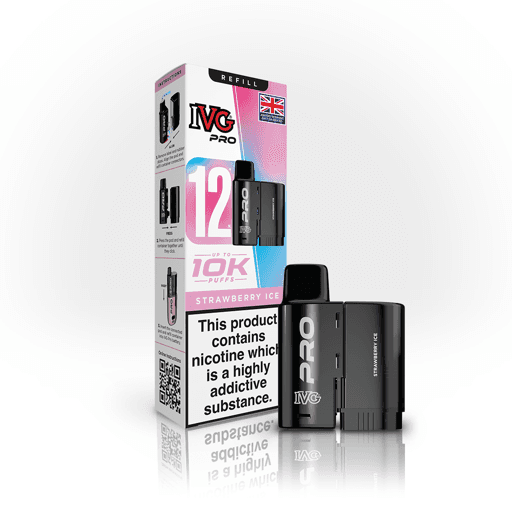 IVG Pro 12 Prefilled Vape Pods Strawberry Ice