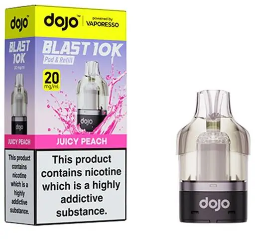 Vaporesso Dojo Blast 10K Prefilled Pod Juicy Peach