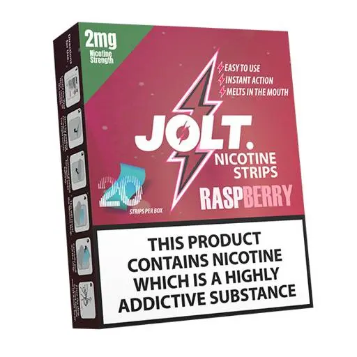 JOLT Nicotine Strips Raspberry 2mg