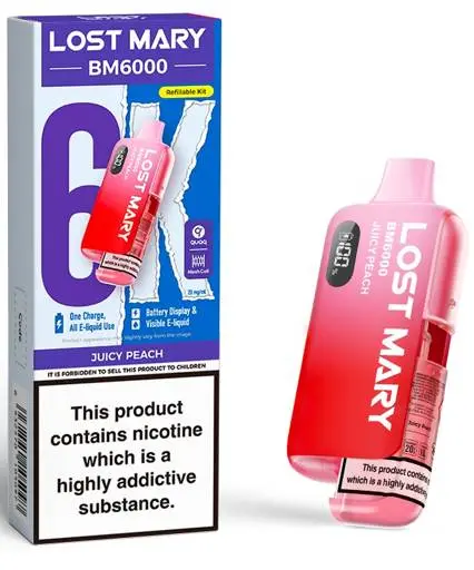 Lost Mary BM6000 Prefilled Pod Kit Juicy Peach