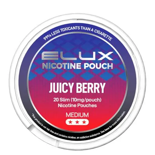 Elux Nicotine Pouches Juicy Berry 10mg