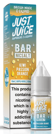 Just Juice Bar Nic Salt E-Liquid Kiwi Passion Orange 10mg