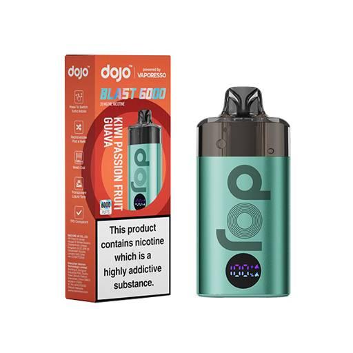 Vaporesso Dojo Blast 6000 Prefilled Pod Vape Kit Kiwi Passion Fruit Guava 20mg kit
