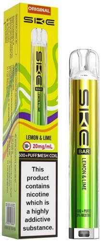 SKE Bar 600 Prefilled Pod Kit Lemon & Lime