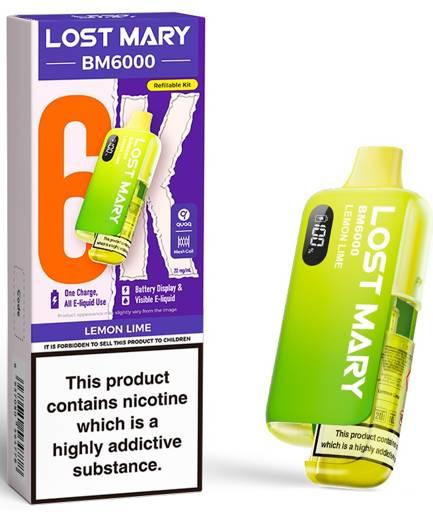 Lost Mary BM6000 Prefilled Pod Kit Lemon Lime