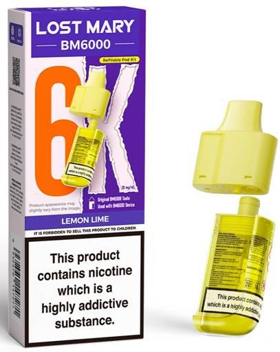 Lost Mary BM6000 Prefilled Pods Lemon Lime