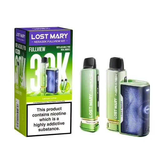 Lost Mary Nera 30K Fullview Prefilled Pod Kit Lemon Lime