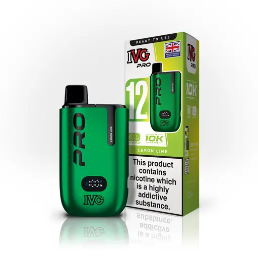IVG Pro 12 Prefilled Pod Vape Kit Lemon Lime
