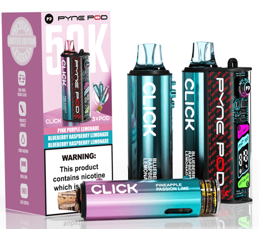 Pyne Pod Click 50K Prefilled Pod Kit Lemonade Edition
