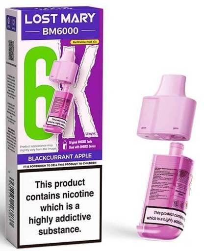 Lost Mary BM6000 Prefilled Pods Blackcurrant Apple