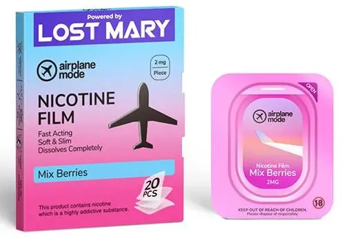 Lost Mary Airplane Mode Nicotine Films Mix Berries 2mg