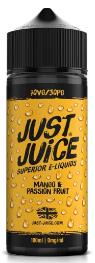 Just Juice 100ml Shortfill E-Liquids Mango & Passionfruit