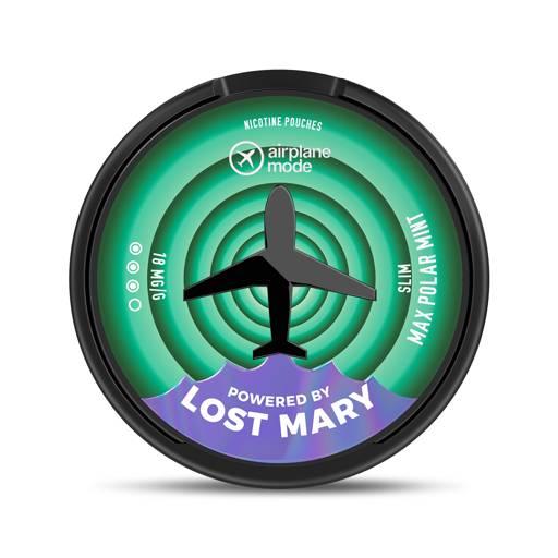 Lost Mary Airplane Mode Nicotine Pouches Max Polar Mint 12mg