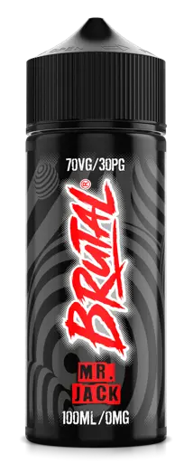 Brutal 100ml Shortfill E-Liquids Mr Jack