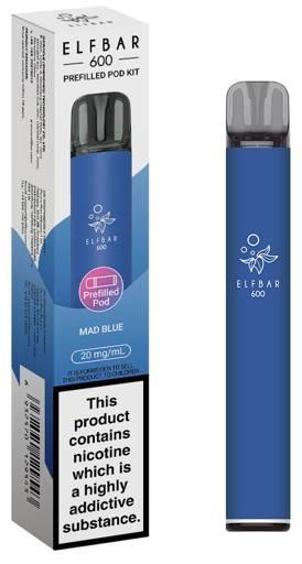 Elf Bar 600 Prefilled Pod Kit Mad Blue