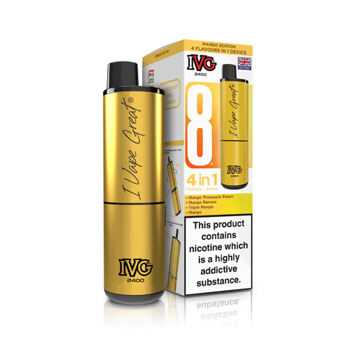 IVG 2400 Prefilled Pod Vape Kit Mango Edition