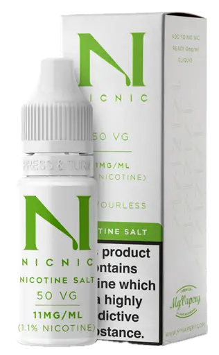 Nic Nic Nicotine Salt Shot Flavourless Nic Salt 11mg Nic Shot