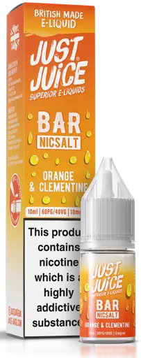 Just Juice Bar Nic Salt E-Liquid Orange & clementine 5mg