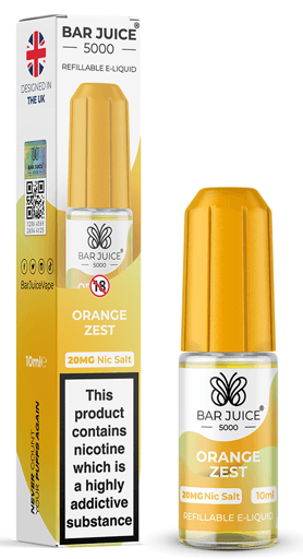 Bar Juice 5000 Nic Salt E-liquid Orange Zest 20mg