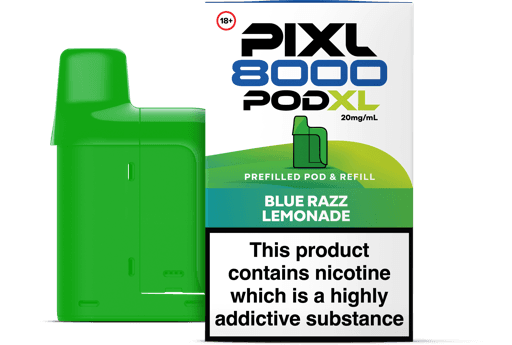 PIXL 8000 Prefilled Replacement Pods Blue Razz Lemonade