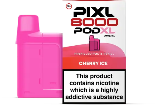 PIXL 8000 Prefilled Replacement Pods Cherry Ice