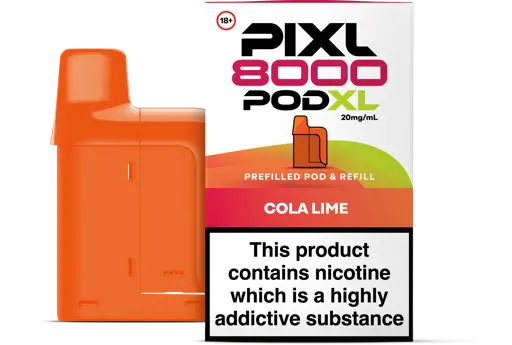 PIXL 8000 Prefilled Replacement Pods Cola Lime