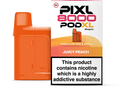 PIXL 8000 Prefilled Replacement Pods Juicy Peach