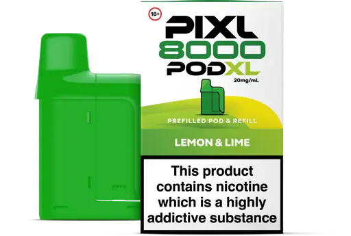 PIXL 8000 Prefilled Replacement Pods Lemon & Lime
