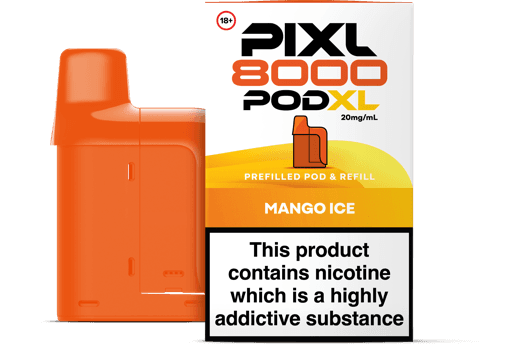 PIXL 8000 Prefilled Replacement Pods Mango Ice