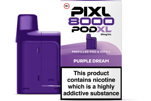 PIXL 8000 Prefilled Replacement Pods Purple Dream