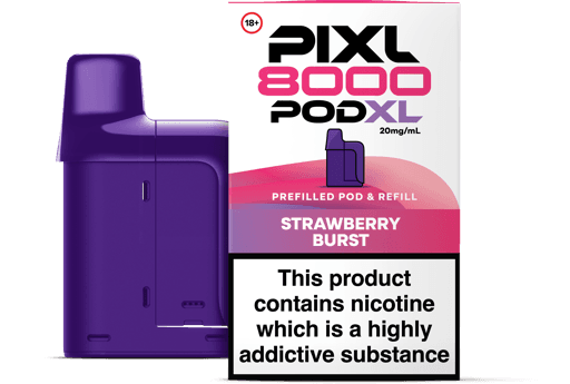 PIXL 8000 Prefilled Replacement Pods Strawberry Burst