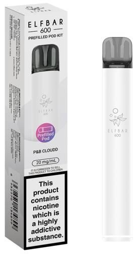 Elf Bar 600 Prefilled Pod Kit P&B Cloudd