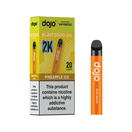 Vaporesso Dojo Blast 2000 Go Prefilled Pod Kit Pineapple Sunrise