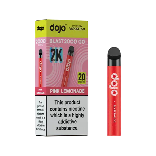 Vaporesso Dojo Blast 2000 Go Prefilled Pod Kit Pink Lemonade