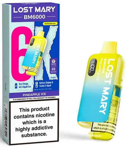 Lost Mary BM6000 Prefilled Pod Kit Pineapple Ice
