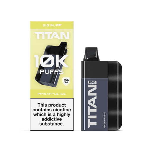 Titan 10k Rechargeable Disposable Vape Kit Pineapple Ice