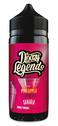 Doozy Legends Shortfill E-Liquids Pineapple Raspberry Sangria 100ml