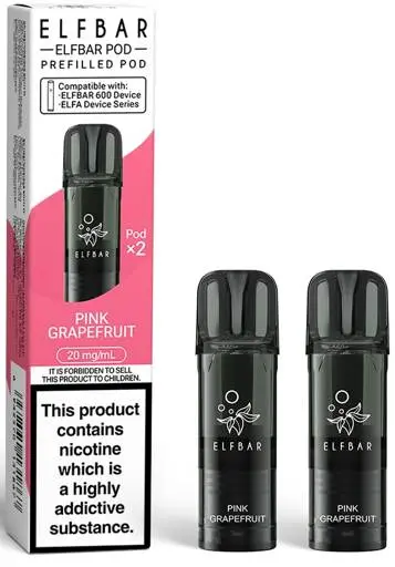 Elf Bar 600 Prefilled Pods Pink Grapefruit
