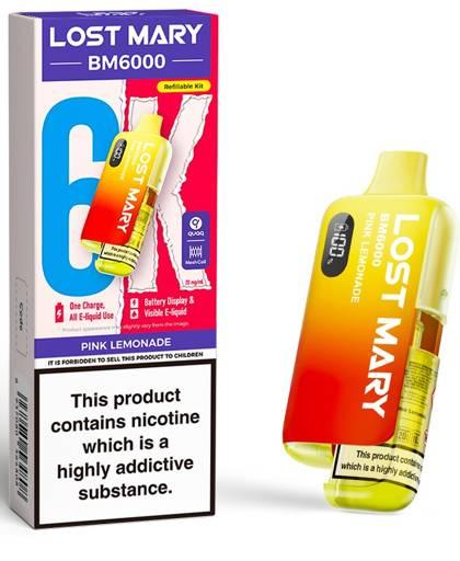 Lost Mary BM6000 Prefilled Pod Kit Pink Lemonade