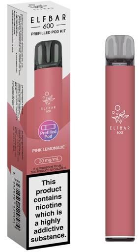 Elf Bar 600 Prefilled Pod Kit Pink Lemonade