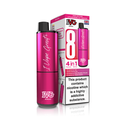 IVG 2400 Prefilled Pod Vape Kit Pink Edition