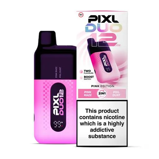 PIXL Duo 12 6K Prefilled Pod Vape Kit Pink Edition