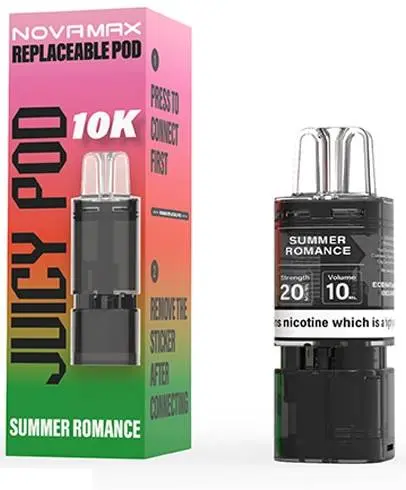 Juicy Pod Novamax 10K Prefilled Pods Summer Romance