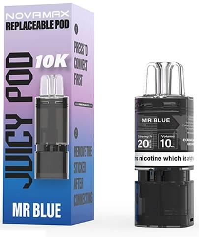 Juicy Pod Novamax 10K Prefilled Pods Mr Blue