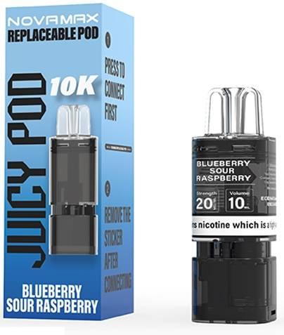 Juicy Pod Novamax 10K Prefilled Pods Blueberry Sour Raspberry
